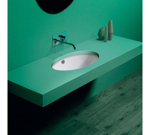 Раковина Simas Lft Spazio 66х39 см без отверстия белая LFT74bi