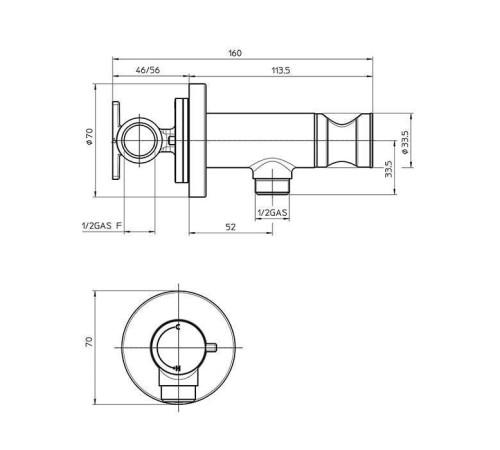 Гигиенический душ со смесителем Milardo 486799