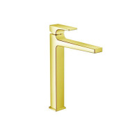 Смеситель для раковины Hansgrohe Metropol 260 с донным клапаном золото 32512990