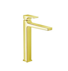 Смеситель для раковины Hansgrohe Metropol 260 с донным клапаном золото 32512990