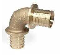 Угольник 90° REHAU RAUTITAN RX 63 мм бронза 14563081001