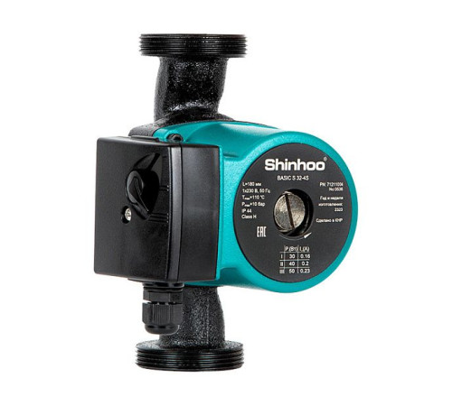 Насос циркуляционный Shinhoo BASIC S 32-4S 180 мм 50 Вт 71211004