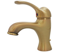 Смеситель для раковины M&Z Delizia со сливным гарнитуром бронза DLZ00221