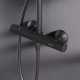 Душевая система AM.PM Like с термостатом черный матовый F0780422