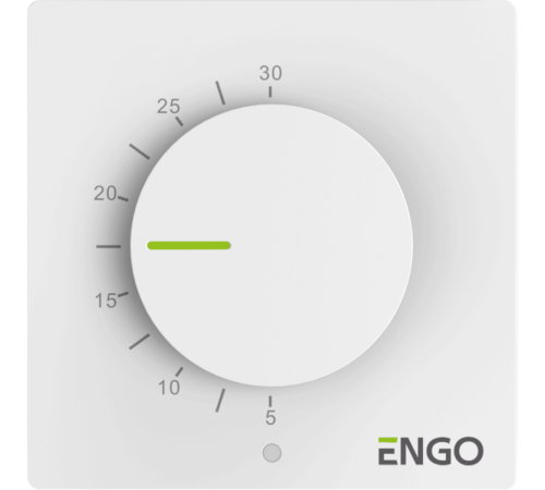 Терморегулятор непрограммируемый ENGO Controls ESIMPLE230W проводной 230 В белый ESIMPLE230W
