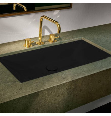 Раковина встраиваемая снизу Bette Loft 74х38.6х10 см цвет Ebony A231-035