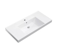 Раковина подвесная Kerama Marazzi Cubo 101х48.5 см белый глянцевый CU.wb.100