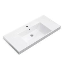 Раковина подвесная Kerama Marazzi Cubo 101х48.5 см белый глянцевый CU.wb.100