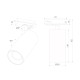 Basic System Comel Трековый поворотный светильник 10W 4200K черный 85210/01
