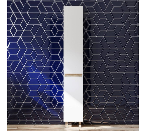 Шкаф-пенал напольный AM.PM X-Joy правый 30 см белый глянец M85ACSR0306WG