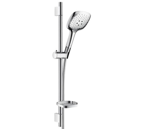 Душевой гарнитур Hansgrohe Raindance Select E 150 3jet со штангой 650 мм и мыльницей 27856400