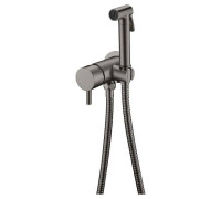 Гигиенический душ со смесителем Boheme Uno оружейная сталь 467-GM