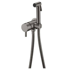 Гигиенический душ со смесителем Boheme Uno оружейная сталь 467-GM
