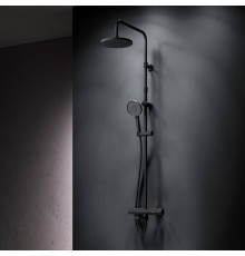 Душевая система AM.PM X-Joy с термостатом черный матовый F0785A522