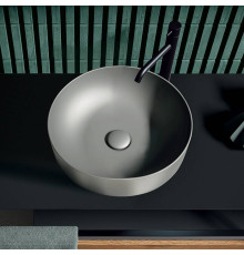 Раковина-чаша Kerasan Nolita 40х15 см без отверстия Ferro matt 534489