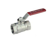 Кран шаровой Giacomini R250D 1 1/2 ВВ рычаг хромированный R250X007