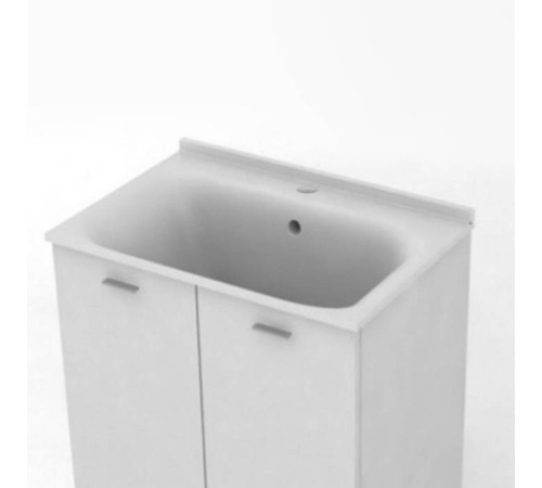 Раковина Kerasan Aquadom 75х50 см 1 отверстие белый 029301.1