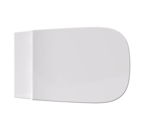 Унитаз подвесной Alice Wunder 53х31 см безободковый с сиденьем микролифт 45000101SET