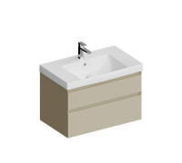 Тумба подвесная Kerama Marazzi Cubo 80 см с ящиками лимо матовая CUB.80.2\LIM