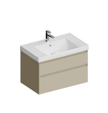 Тумба подвесная Kerama Marazzi Cubo 80 см с ящиками лимо матовая CUB.80.2\LIM