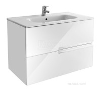 Тумба под умывальник Roca Victoria Nord Ice Edition подвесная 786х550х450 мм белая ZRU9302731