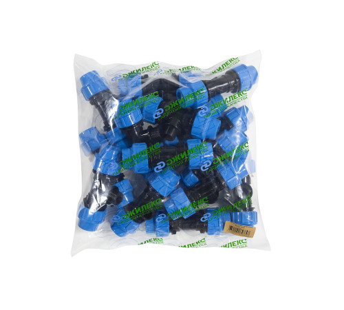 Тройник переходный компрессионный ПНД Джилекс 25 мм х 3/4 НР х 25 мм 9435