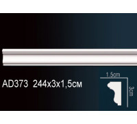Молдинг Perfect AD373 полиуретановый 25х13х2440 мм AD373