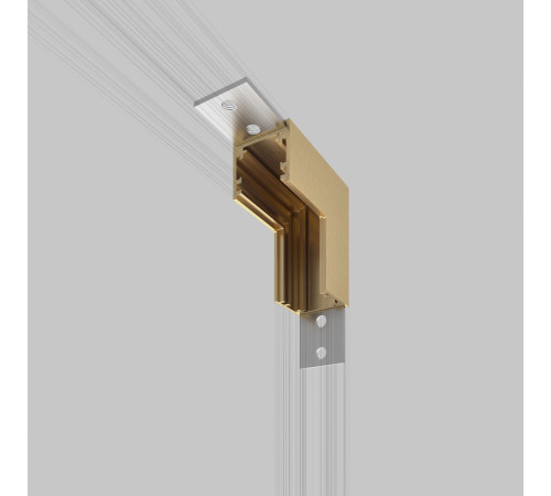 Brass Line Коннектор угловой внутренний для накладного шинопровода латунь 85225/00