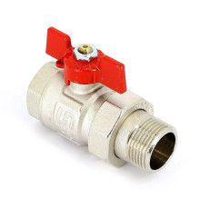 Кран шаровой Uni-Fitt 1 НВ полнопроходной бабочка с разъемным соединением 113T4000