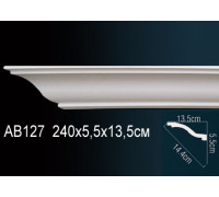 Карниз потолочный полиуретановый Perfect 35x35x2000 мм AB127