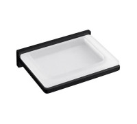 Мыльница подвесная Colombo Design Look черный матовый матовое стекло B1601.NM-VAN