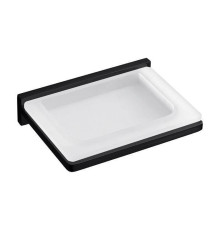 Мыльница подвесная Colombo Design Look черный матовый матовое стекло B1601.NM-VAN