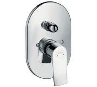 Смеситель для ванны Hansgrohe Metris на 2 потребителя внешняя часть 31484000