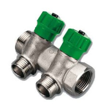 Коллектор Tiemme RUBINO 1 НР/ВР 2 выхода 1/2x16 Eurocone 1840007