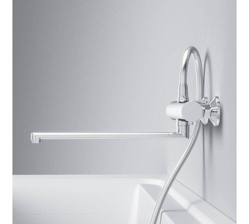 Смеситель для ванны и душа AM.PM X-Joy с термостатом F85A50900