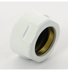 Соединитель для медной трубы Carlo Poletti 18 мм белый A58411E