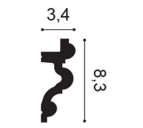 Карниз потолочный Orac Decor New Classics C324 AUTOIRE