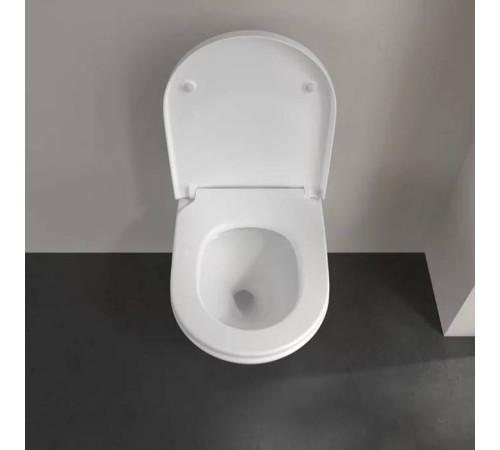 Унитаз подвесной Villeroy & Boch Subway 3.0 безободковый TwistFlush с сиденьем SoftClosing 4670TS01