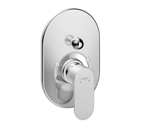 Смеситель для ванны Hansgrohe Rebris S однорычажный скрытого монтажа хром 72449000