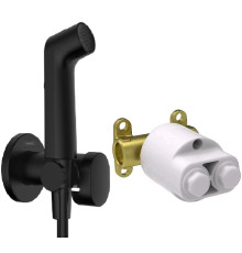 Готовый комплект гигиенического душа Hansgrohe Vernis Blend черный матовый 29232670/29235180