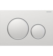 Клавиша смыва Geberit Sigma20 для двойного смыва круглая хром матовый 115.882.JQ.1