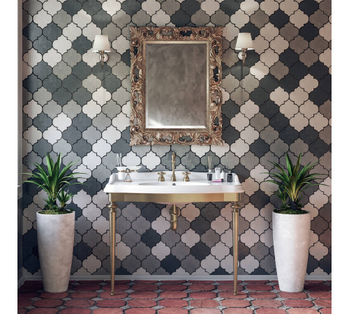 Консоль напольная с раковиной TW Bristol 874.2 105x56 см 1 отв. бронза TWBR874.2br/AR874bi*1