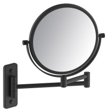 Зеркало косметическое настенное Timo Saona Ø249 мм черный 13076/03