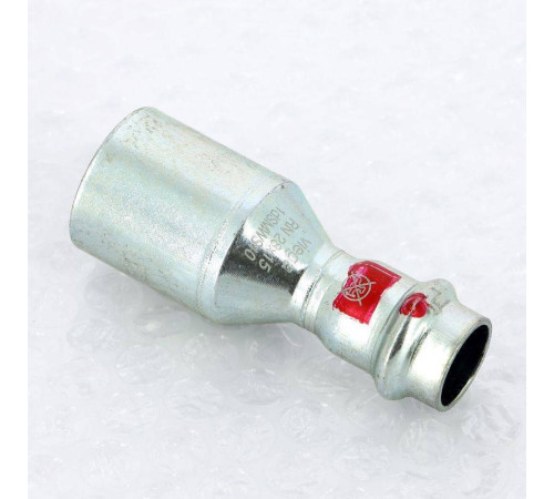 Муфта-вставка пресс из оцинкованной стали Viega Prestabo 28х15 мм 558529