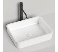 Раковина накладная Salini Gloria 48х38х12 см S-Stone белая матовая 1102209M