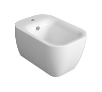 Биде подвесное Simas Henges 38х55 см 1 отверстие белый HE19bi/F85