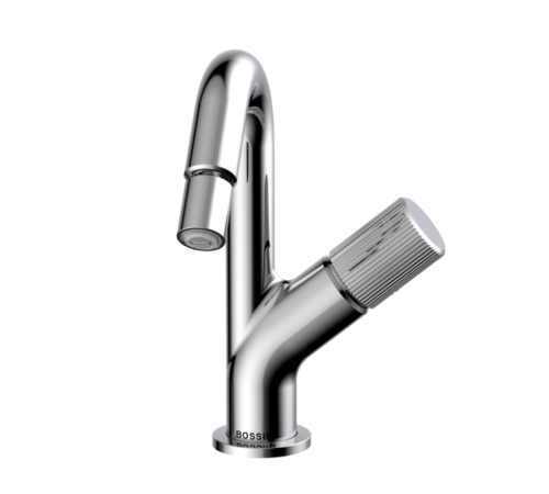 Смеситель для биде BOSSINI PLY однорычажный с донным клапаном 184 мм хром Z00902.030