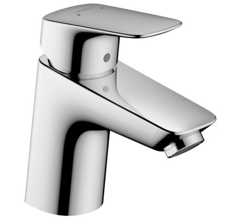 Смеситель для раковины hansgrohe Logis 67 мм гладкий корпус 71071000