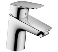 Смеситель для раковины hansgrohe Logis 67 мм с донным клапаном Push-Open 71077000