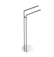 Стойка напольная с двойным полотенцедержателем Colombo Design Mini хром B4038.CR